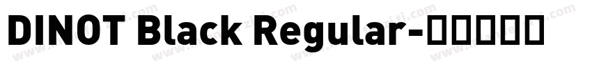DINOT Black Regular字体转换